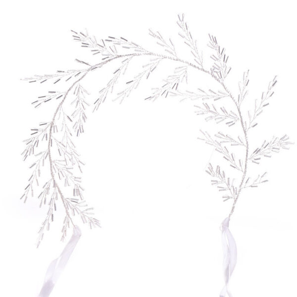 European And American Crystal Hair Band Hand-woven Bridal Headdress - Image 4