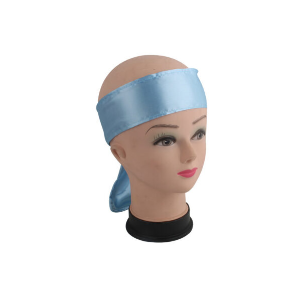 Wig, Turban, Satin Cloth, Long Scarf, Long Ribbon, Silk Hairband, Headband, Headband - Image 10