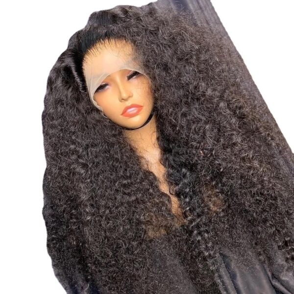 Front Lace Small Roll Set Lace Wig High-temperature Fiber Mixed - Image 3