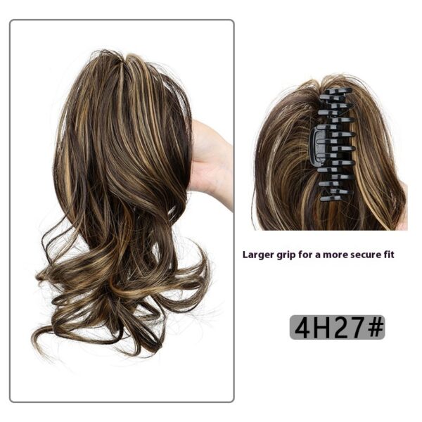 High Cranium Can Tie Ponytail Hairpin Back Head Shark Clip Ponytail Braid - Image 10