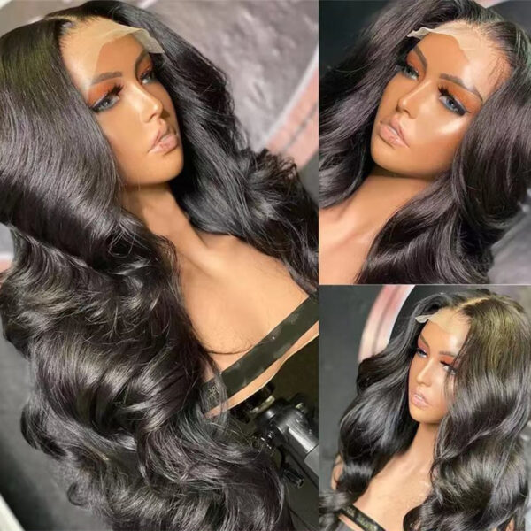 Women's Long Roll Mechanism Lace Chemical Fiber Wig Head Cover - Image 5