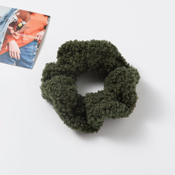 Autumn And Winter Plush Large Intestine Hair Ring Internet Celebrity Lamb Hair Ring Korean Style Simple Hair Accessories - Image 10