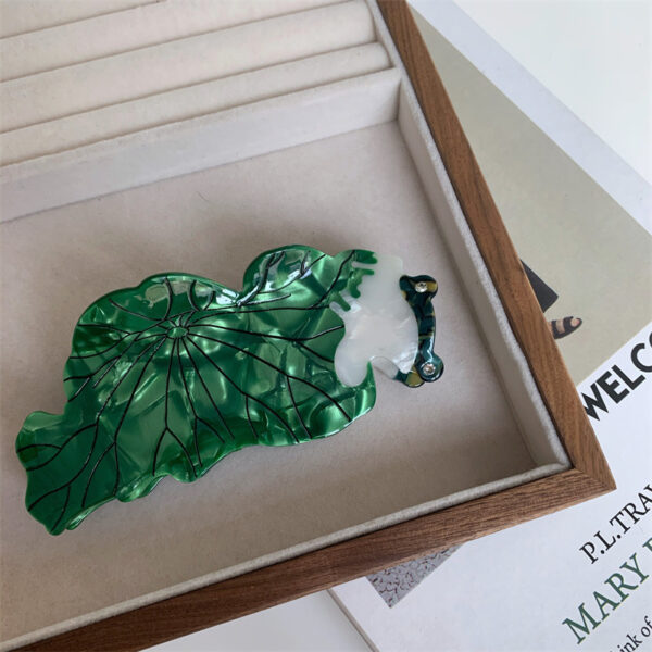 Frog Grip Color Matching Hair Claw Shark Clip Hair Accessories - Image 6