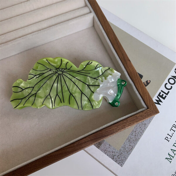 Frog Grip Color Matching Hair Claw Shark Clip Hair Accessories - Image 7