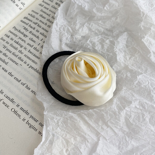 Rose Flower Hairband Niche Rubber Band - Image 5