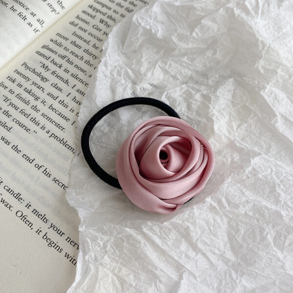 Rose Flower Hairband Niche Rubber Band - Image 10