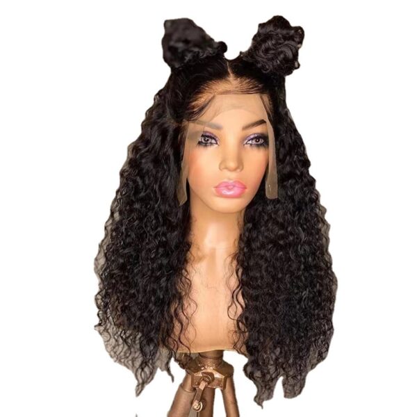 Front Lace Wig European And American Style Wig Female AliExpress New Mid-length Curly Hair Chemical Fiber Wig Factory Spot - Image 5