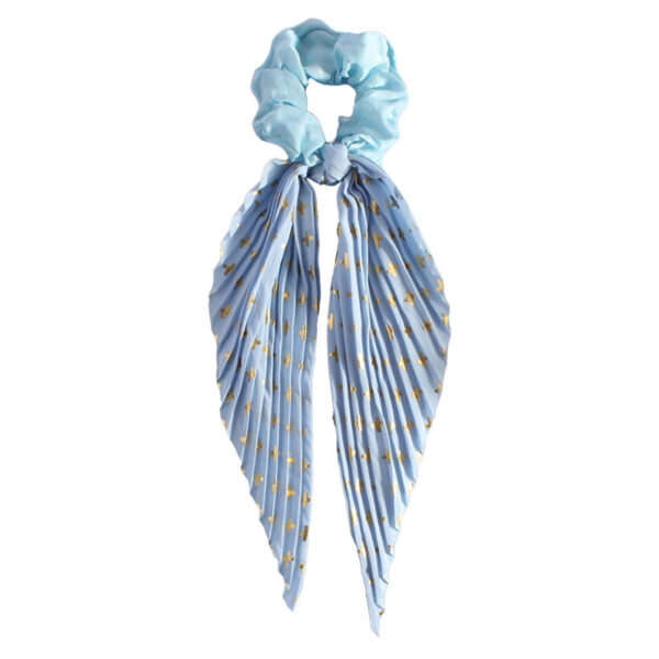 Cute Silk Ponytail Hair Loop Hair Band Hair Accessories Floral Headrope Retro Elastic Printed Hair Rope Women Girl - Image 7
