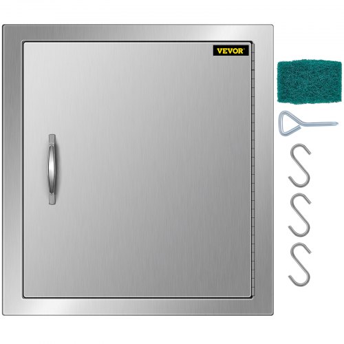 45x50cm Stainless Steel Access Door Bbq Single Island Door Kitchen Storage - Image 1