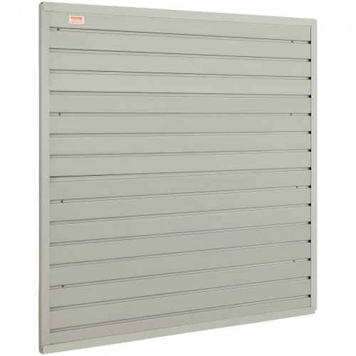 Slatwall Panels, 4 ft x 1 ft Gray Garage Wall Panels 12"H x 48"L (Set of 4 Panels), Heavy Duty Garage Wall Organizer Panels Display for Retail Store, Garage Wall, and Craft Storage Organization - Image 1