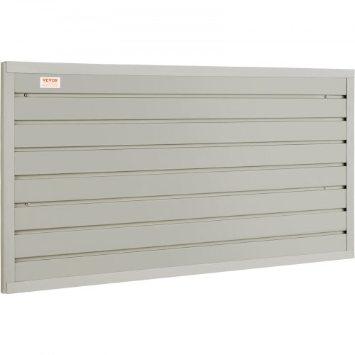 Slatwall Panels, 4 ft x 1 ft Gray Garage Wall Panels 12"H x 48"L (Set of 2 Panels), Heavy Duty Garage Wall Organizer Panels Display for Retail Store, Garage Wall, and Craft Storage Organization - Image 1