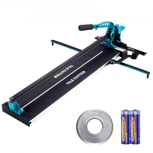 Manual Tile Cutter, 1200Mm, Porcelain Ceramic Tile Cutter With Tungsten Carbide Cutting Wheel, Infrared Positioning, Anti Skid Feet, Durable Rails For Professional Installers Or Beginners - Image 1