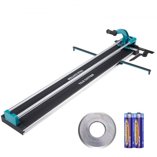 Manual Tile Cutter, 1200Mm, Porcelain Ceramic Tile Cutter With Tungsten Carbide Cutting Wheel, Infrared Positioning, Anti Skid Feet, Double Rails For Professional Installers Or Beginners - Image 1