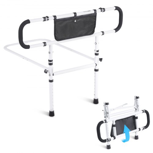 Bed Rails for Elderly Adults 180° Foldable Bed Rails for Seniors 450LBS - Image 1