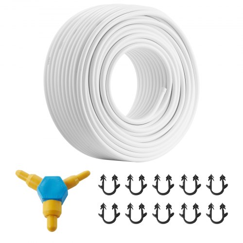 PEX-AL-PEX Tube, 328ft, 5/8'' Diameter Aluminum-Plastic Composite Pipe Oxygen Barrier Radiant Floor PEX Pipe, 0.08'' Thickness Radiant Heat Floor Plumbing Inner Aluminum Layer PEX Tubing Pipe - Image 1