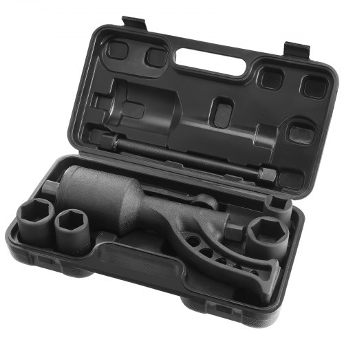 Torque Multiplier, Heavy Duty Torque Multiplier Wrench Set, 1 Inch Drive Lug Nut Wrench Torque Multiplier, 1:64 6800N.m Lug Nut Remover, with 4 Sockets and Storage Case for Truck Trailer RV - Image 1