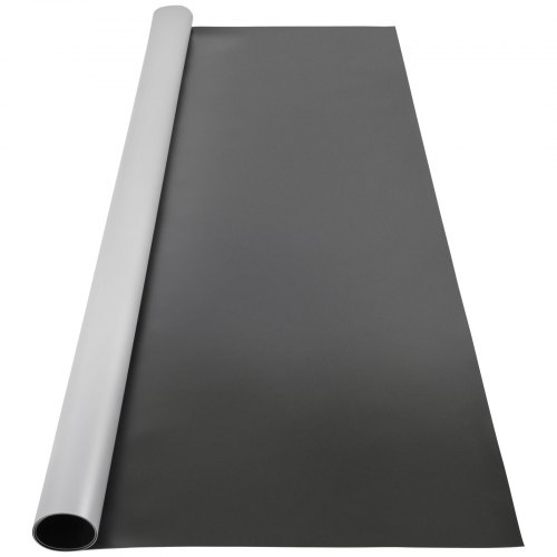 Dance Floor, 6.6X9.8Ft Dance Floor Roll, 0.06In Thick Pvc Vinyl Dance Floor, Black/Grey Reversible Portable Dance Floor, Non Slip Dance Flooring, Ballet Dance Floor For Jazz, Pop, Lyrical Style - Image 1