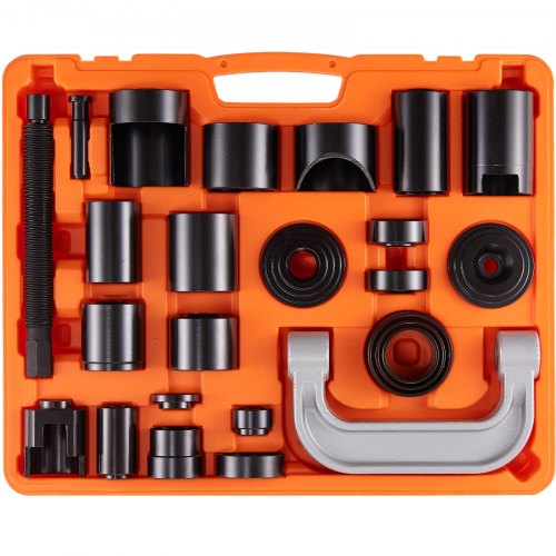 Ball Joint Press Kit, 25 Pcstool Kit, C Press Ball Joint Remove And Install Tools, For Most 2Wd And 4Wd Cars, Heavy Duty Ball Joint Repair Kit For Automotive Repairing - Image 1