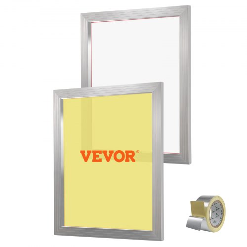 Screen Printing Kit, 2 Pieces Aluminum Silk Screen Printing Frames, 20X24Inch Silk Screen Printing Frame With 160 Count Mesh, High Tension Nylon Mesh And Sealing Tape For T Shirts Diy Printing - Image 1