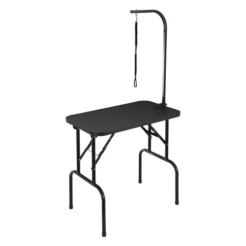 Pet Grooming Table Arm with Clamp, 808 x 460 mm Dog Grooming Station, Foldable Pets Grooming Stand for Medium and Small Dogs, Free No Sit Haunch Holder with Grooming Loop, Bearing 99.8kg - Image 1