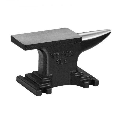 Single Horn Anvil, 8.8Lbs Cast Steel Anvil, High Hardness Rugged Round Horn Anvil Blacksmith, Compact Design And Stable Base, Forge Tools And Equipment, Metalsmith Tool For Bending And Shaping - Image 1