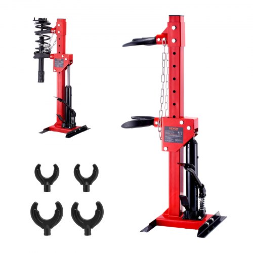 Strut Spring Compressor, 4.5 Ton/9920 Lbs Hydraulic Jack Capacity, 1 Ton Rated Compression Force, Auto Strut Coil Spring Compressor Tool, Hydraulic Spring Compressor For Strut Spring Removing - Image 1