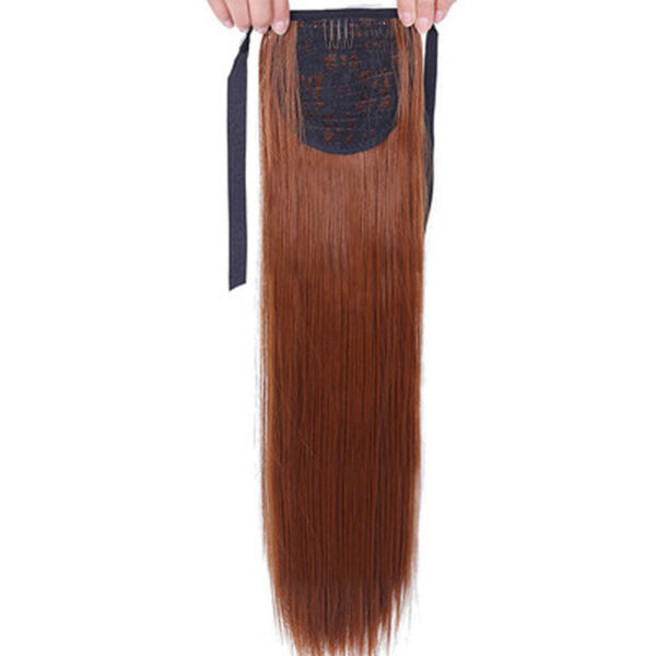 Wig Ponytail Female Long Straight Hair Bandage Style - Image 5