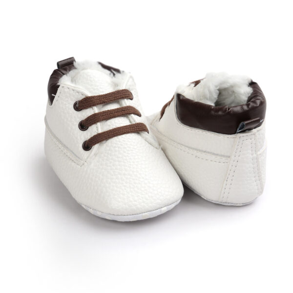 Winter Baby Boys Shoes Suede Leather Sneaker Toddler Baby Shoes Anti Slip Soft Soled Lace Up Snow Boots Warm Baby Boot - Image 10
