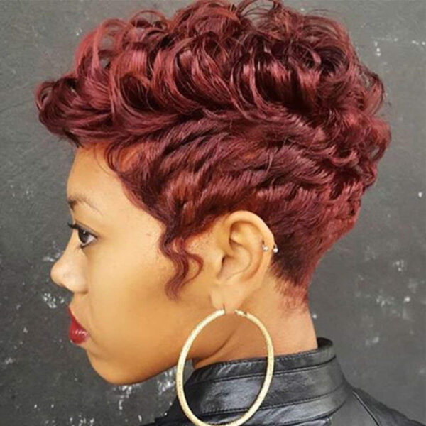 European And American Short Curly Hair Wig Chemical Fiber Headgear - Image 6