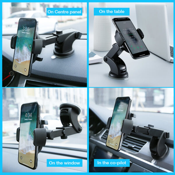 Dashboard Suction Cup Type Car Phone Holder Long Rod Telescopic Car - Image 4