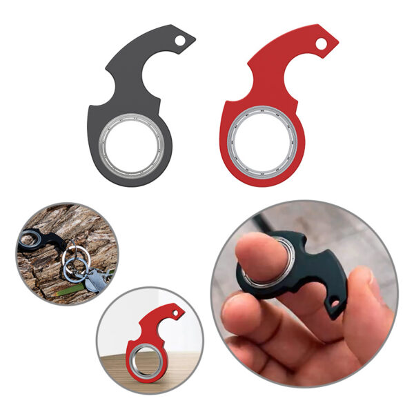 Creative Fidget Spinner Toy Keychain Hand Spinner Anti Anxiety Toy Relieves Stress Finger Spinner Keychain Bottle Opener Kids Toy