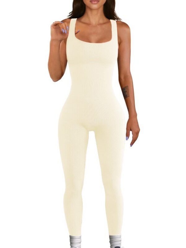 Women'S Stretch Tights Suspender Tank Top - Image 10