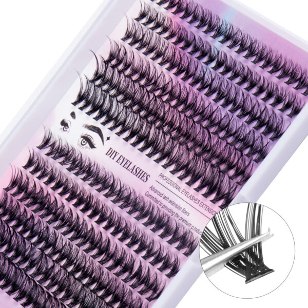 12 Rows Of 30D Plus 40D Clusters Of 240 Segmented Lashes Set - Image 8